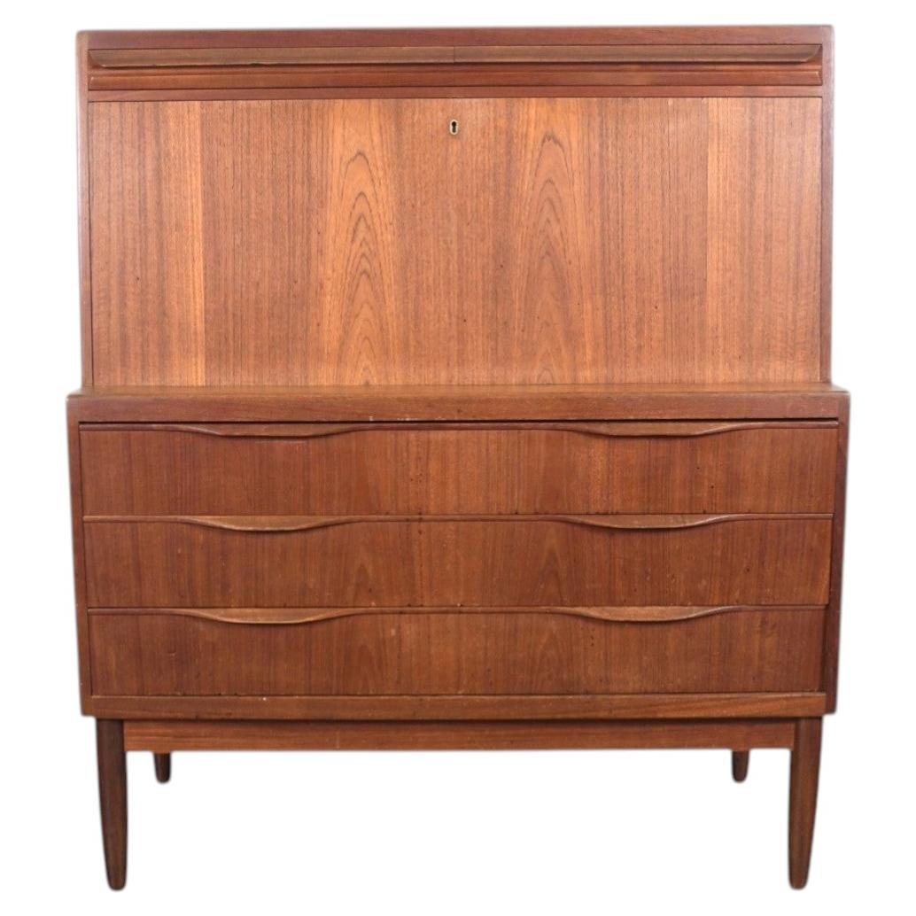 Erling Torvits Secretary Desk in Teak #2 For Sale