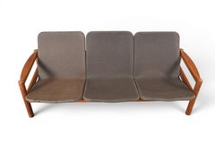 Domino Møbler Danish Teak Three Seat Sofa