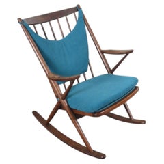 Frank Reenskaug Model 182 Rocking Chair in Solid Afromosia