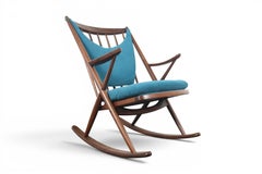 Frank Reenskaug Model 182 Rocking Chair in Solid Afromosia