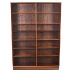 Carlo Jensen Double Rosewood Bookcase by Hundevad + Co #1