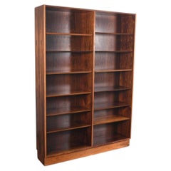 Carlo Jensen Double Rosewood Bookcase by Hundevad + Co #2