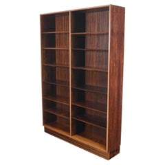 Carlo Jensen Double Rosewood Bookcase by Hundevad + Co #3