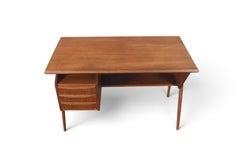 Atomic Danish Modern Teak Desk by Tibergaard