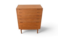 Danish Modern Highboy in Teak by Svend Langkilde
