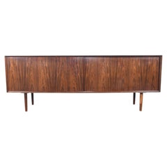 Danish Modern Low Brazilian Rosewood Credenza