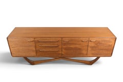 Large Beithcraft X-Base Credenza in Teak