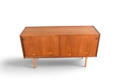 Arne Hovmand Olsen Credenza in Teak With Finished Back