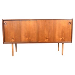 Arne Hovmand Olsen Credenza in Teak With Finished Back