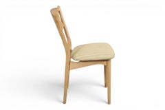 Set of Eight Helge Sibast Dining Chairs in Solid Oak