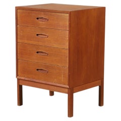 Nils Jonsson Model "Domi 4" Four Drawer Chest in Teak #3