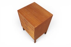 Nils Jonsson Model "Domi 4" Four Drawer Chest in Teak