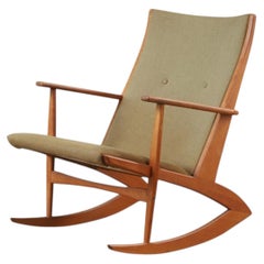 Model 97 T/T Holger Georg Jensen Rocking Chair in Teak