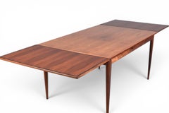 1960s Niels Otto Møller Rosewood Dining Table With Two Extension Leaves