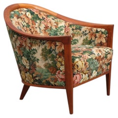 Poltrona "Aristokrat" in teak di Bertil Fridhagen