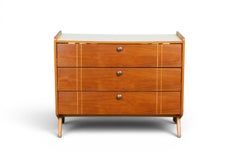 Teak + Beech Swedish Shoe Cabinet by Ilse Møbel