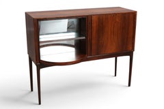 Rare Rotating Rosewood Bar Cabinet by Sola Møbelfabrik