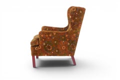 Ein Paar originale schwedische Loungesessel mit Blumenmuster aus den 1960er Jahren von Ope Møbler