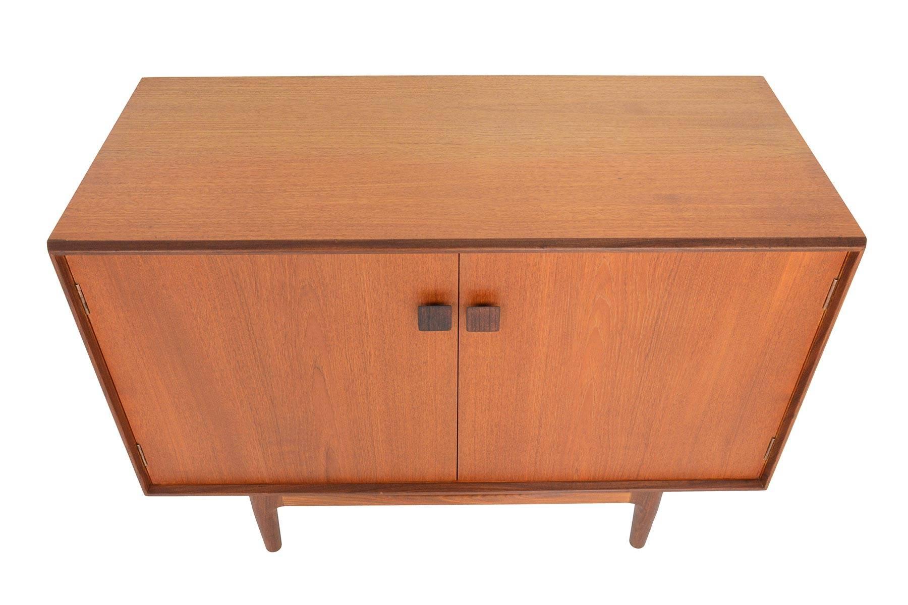 Mid-Century Modern Small Refinished Teak Credenza by Ib Kofod Larsen for G Plan #3