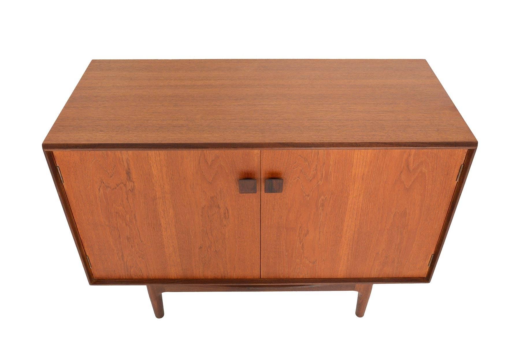 Mid-Century Modern Small Refinished Teak Credenza by Ib Kofod-Larsen for G-Plan #4