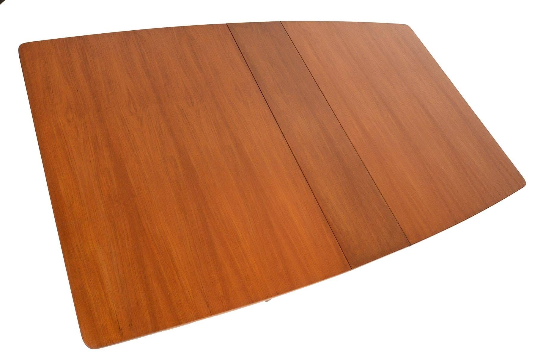 20th Century Mid-Century Modern Drop Leaf Dining Table in Teak by A.H. McIntosh