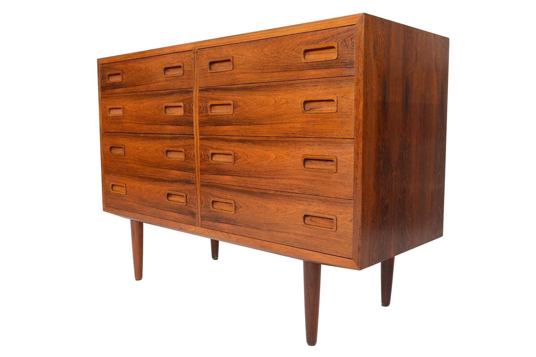 Danish Modern Double Dresser in Brazilian Rosewood by Hundevad & Co 4