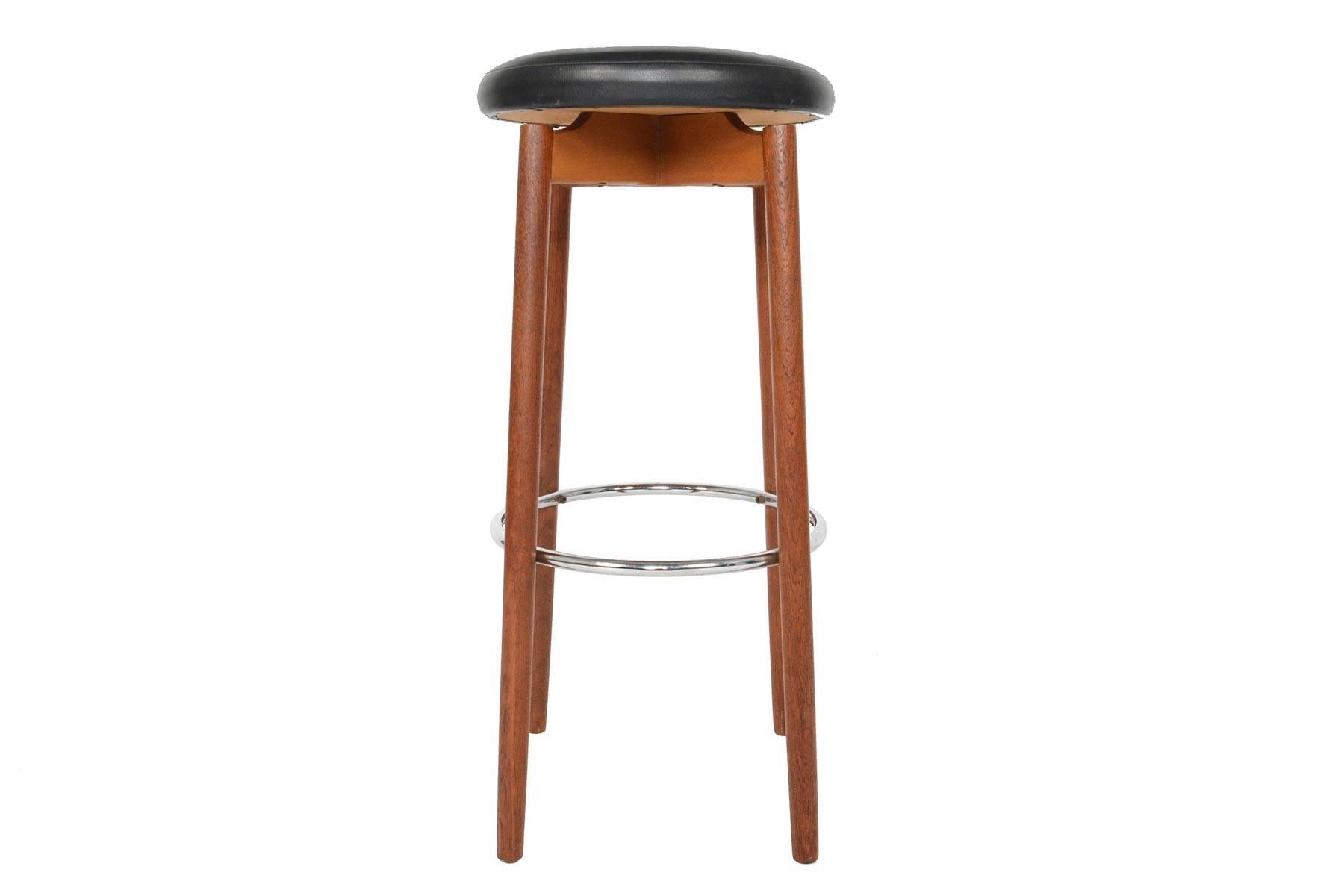 danish teak bar stools