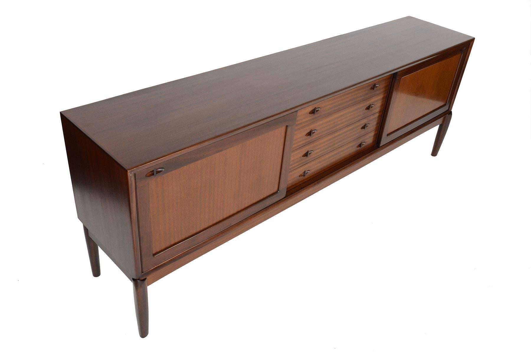 20th Century Large Danish Modern Midcentury Credenza in Mahogany by H.W. Klein for Bramin