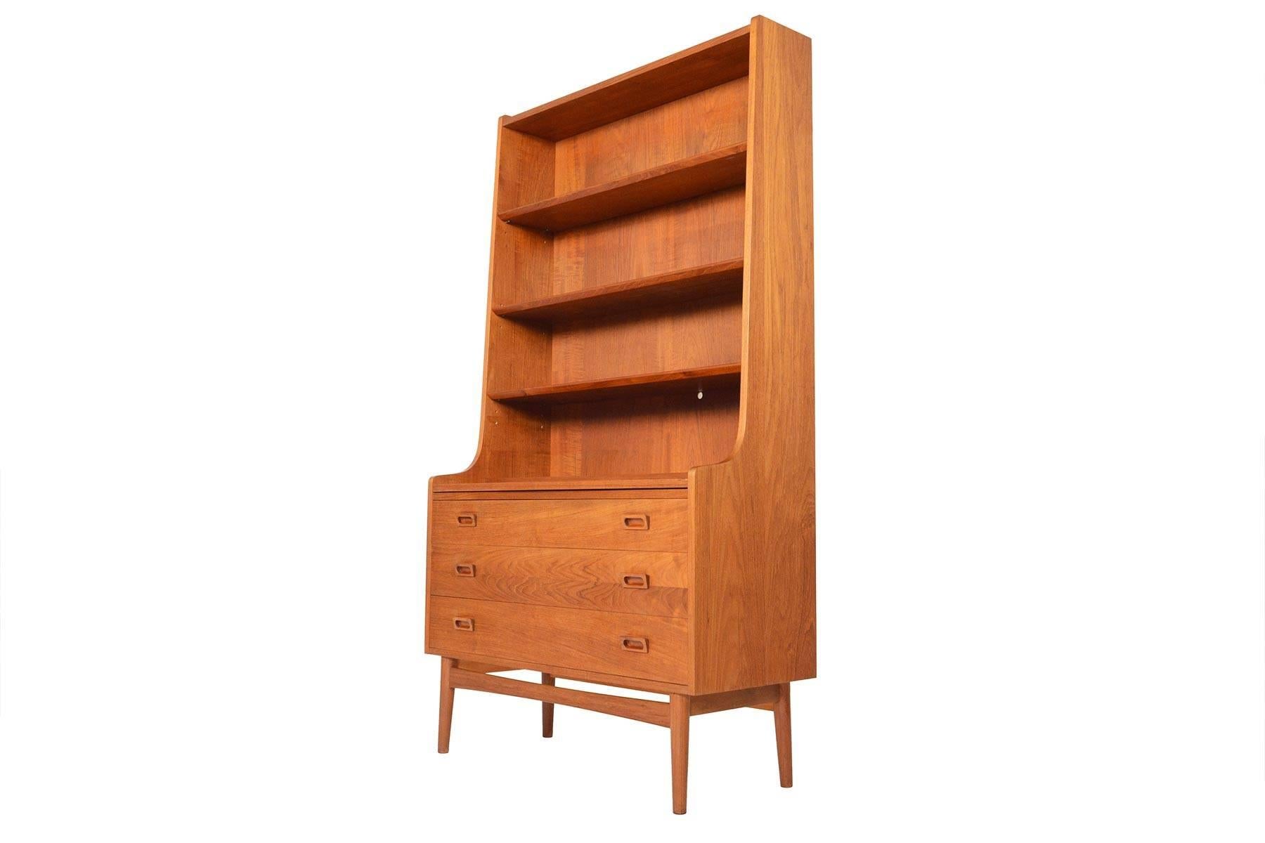 Danish Modern Midcentury Bookcase Or Secretary In Teak By Johannes Danish Modern Midcentury Bookcase Or Secretary In Teak By Johannes Sorth 3 For At 1stdibs