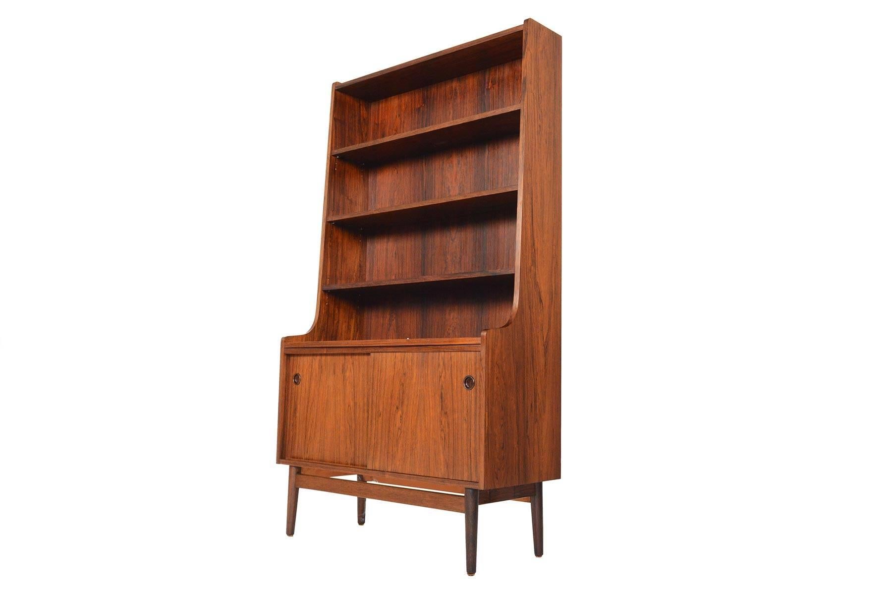 Danish Modern Midcentury Bookcase in Rosewood by Johannes Sorth #3 2