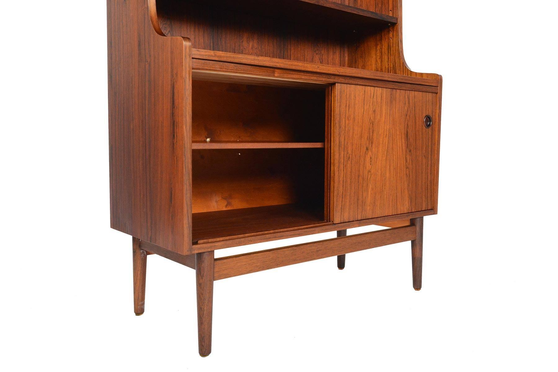 Danish Modern Midcentury Bookcase in Rosewood by Johannes Sorth #3 In Excellent Condition In Berkeley, CA