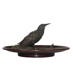 Bird Inkwell by Bergman Vienna Bronze