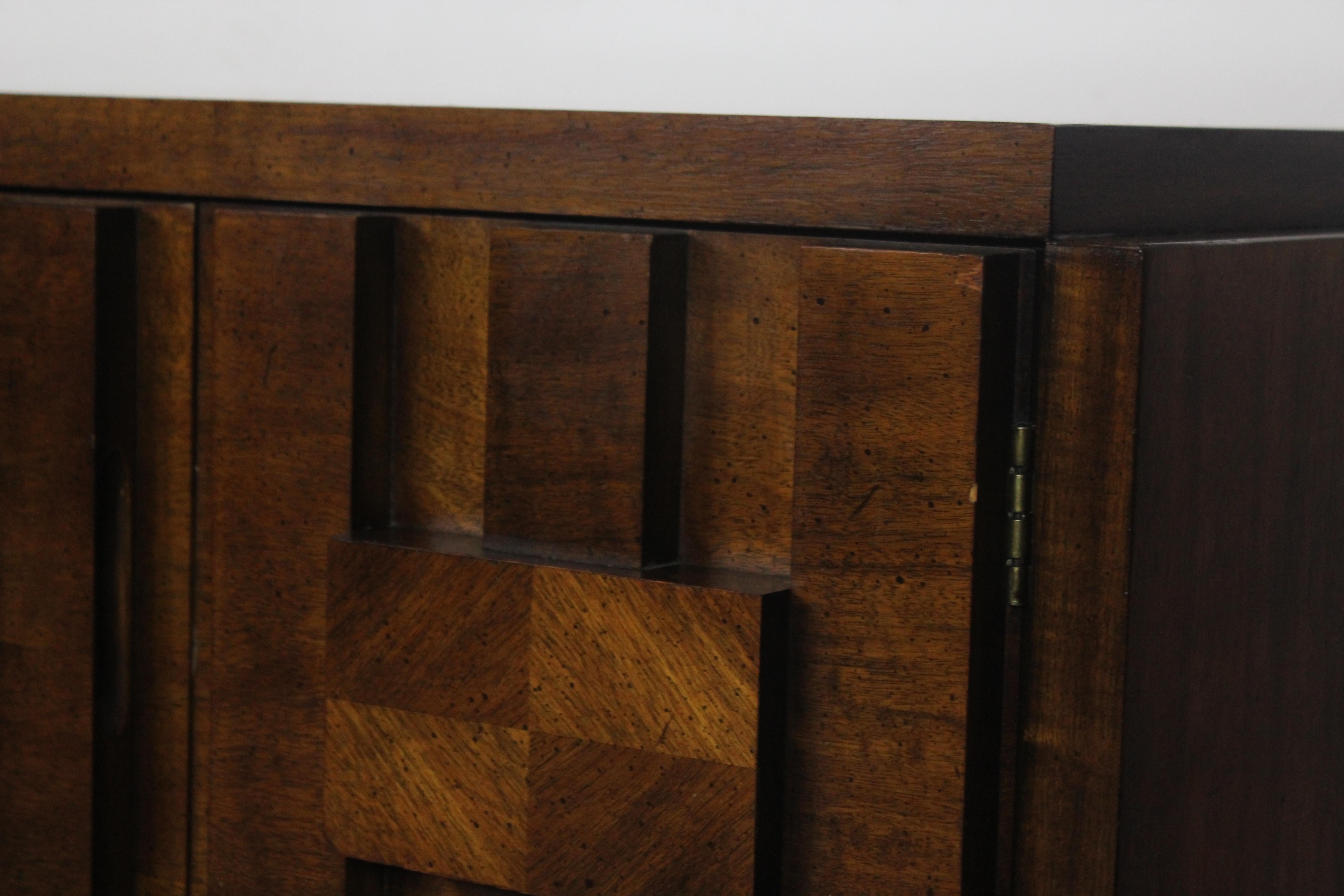 lane brutalist nightstand