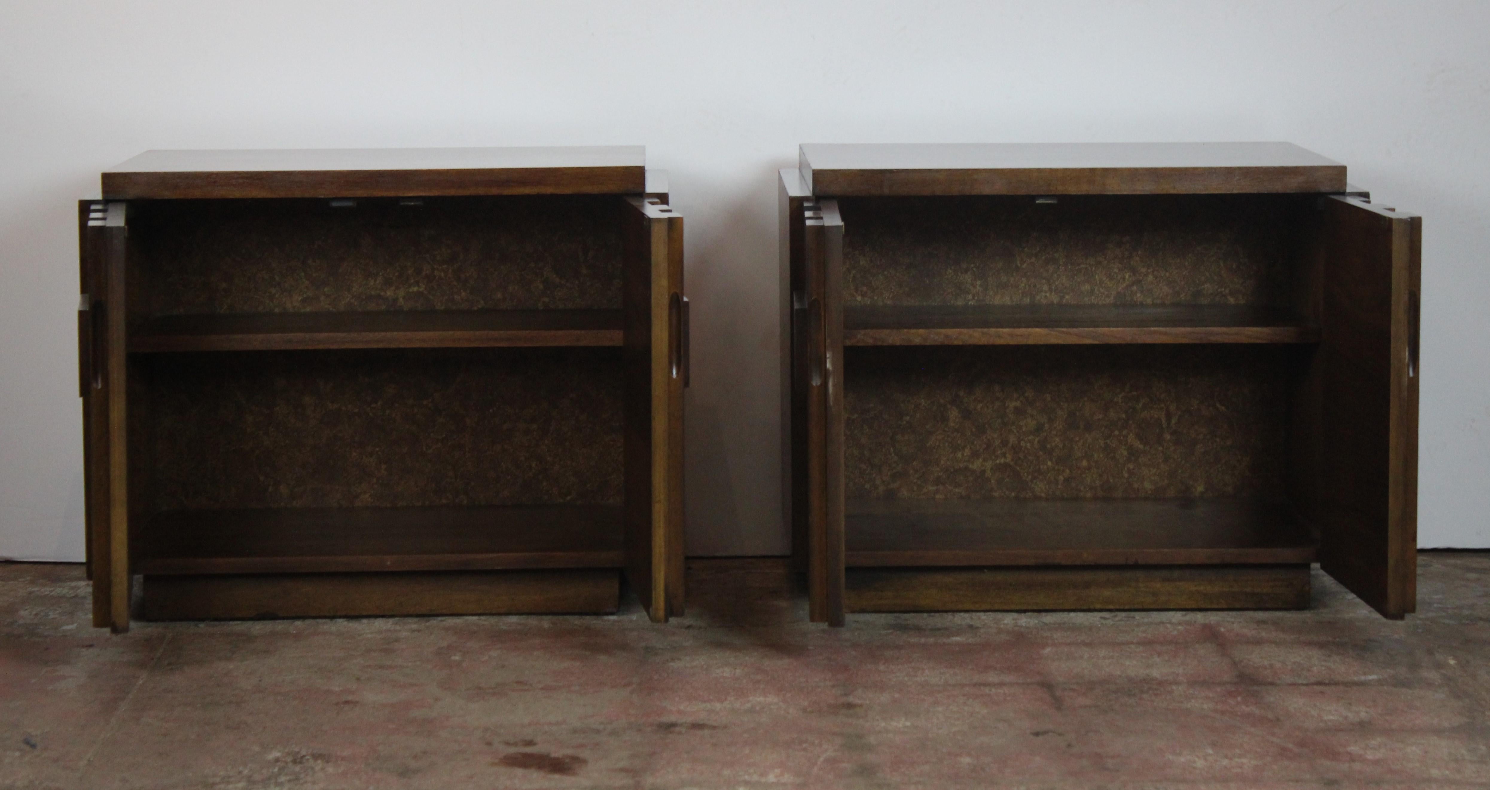 American Brutalist Nightstands by Lane