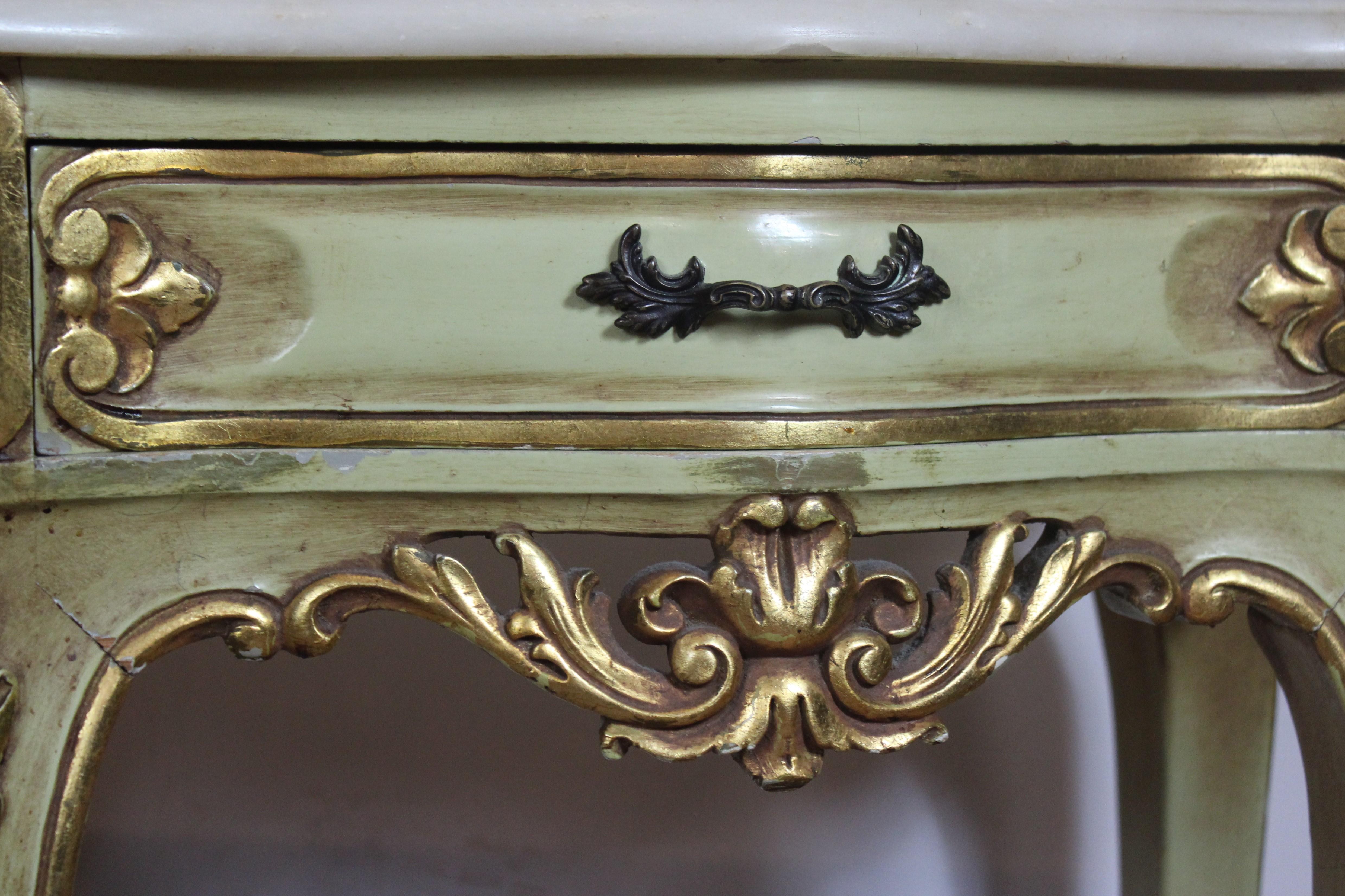 Mid-20th Century Italian Marble-Top Nightstands