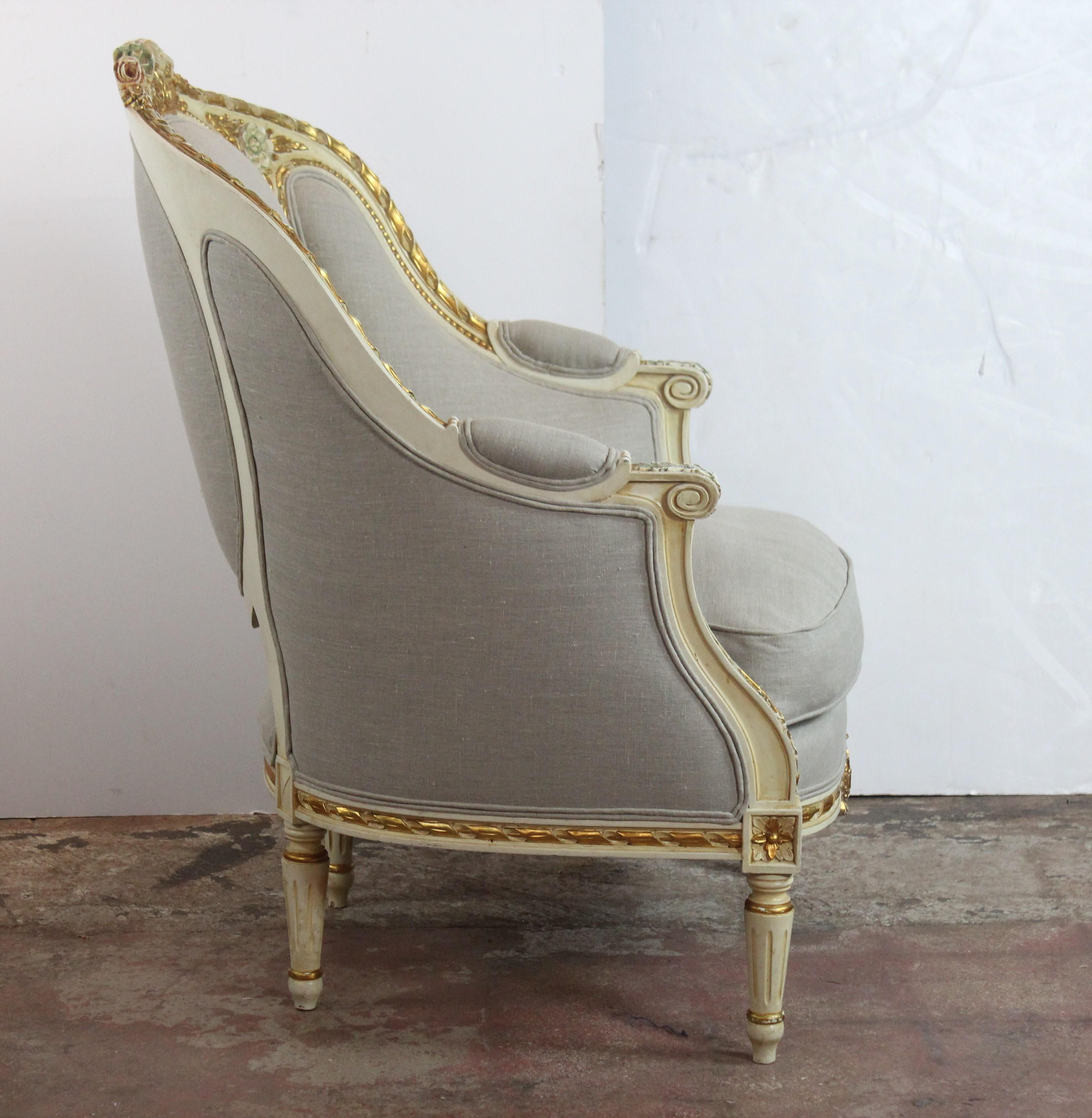 Pair of Louis XVI Style Chairs 3