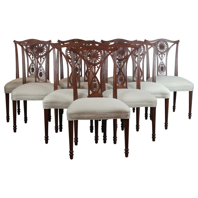 Set of 10 Dining Chairs at 1stdibs