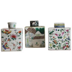 3 Asian Tea Caddy