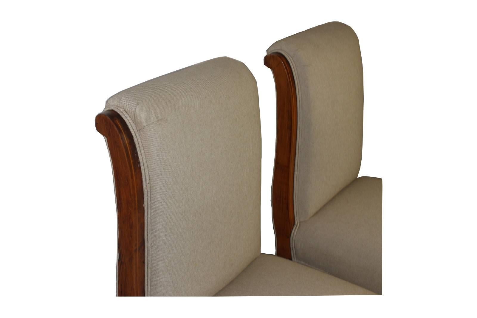 Late 19th Century Pair of Biedermeier Style Chairs