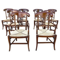 Italian style Provincial Dining Chairs Set of 8