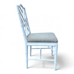 Faux-Bamboo Dining Chairs Set of 6