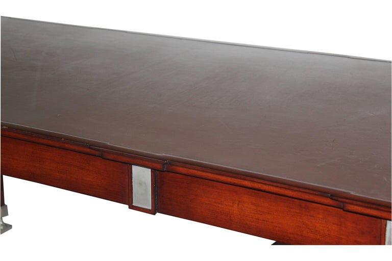 Leather Top Desk For Sale at 1stDibs