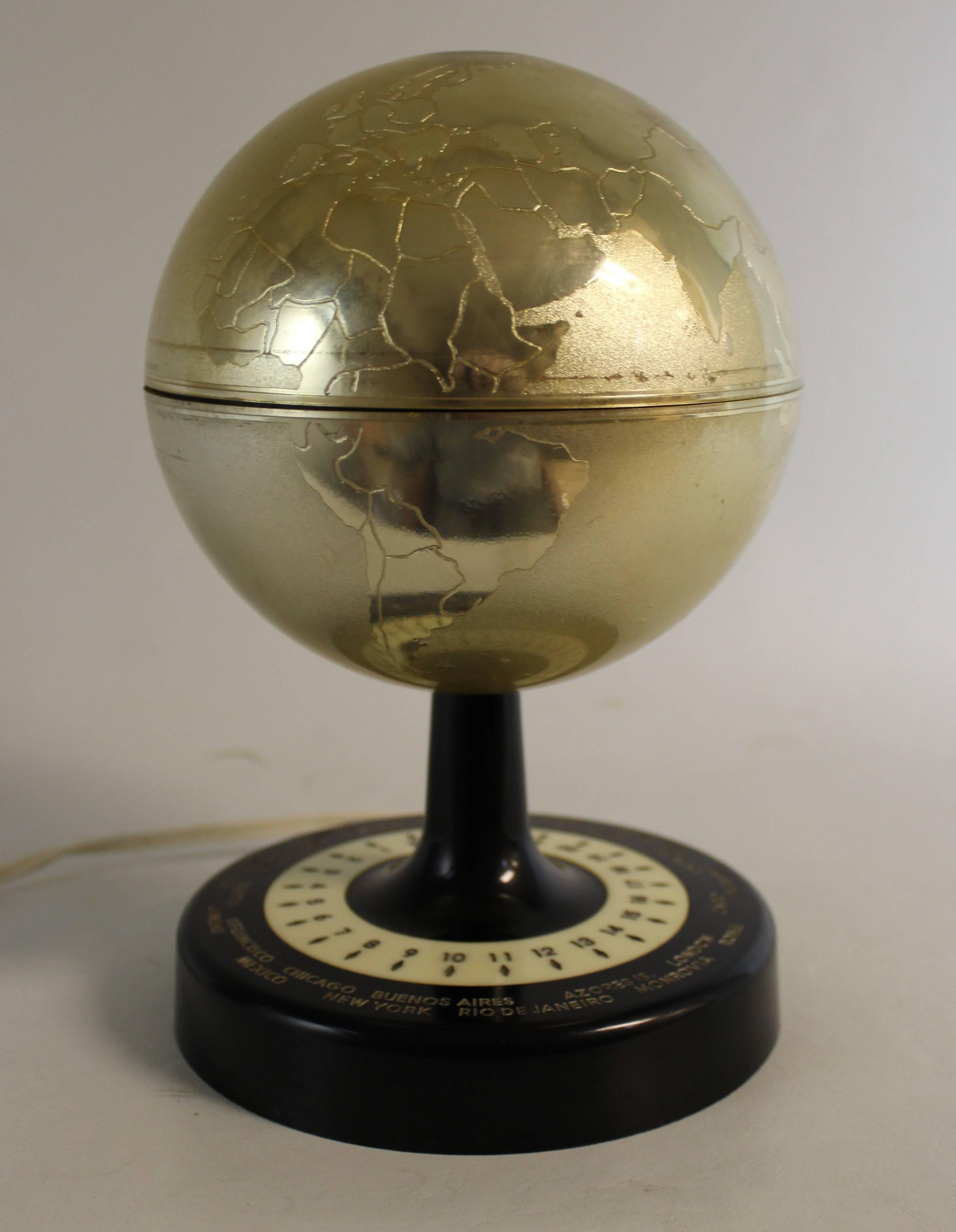 mid century globe lamp