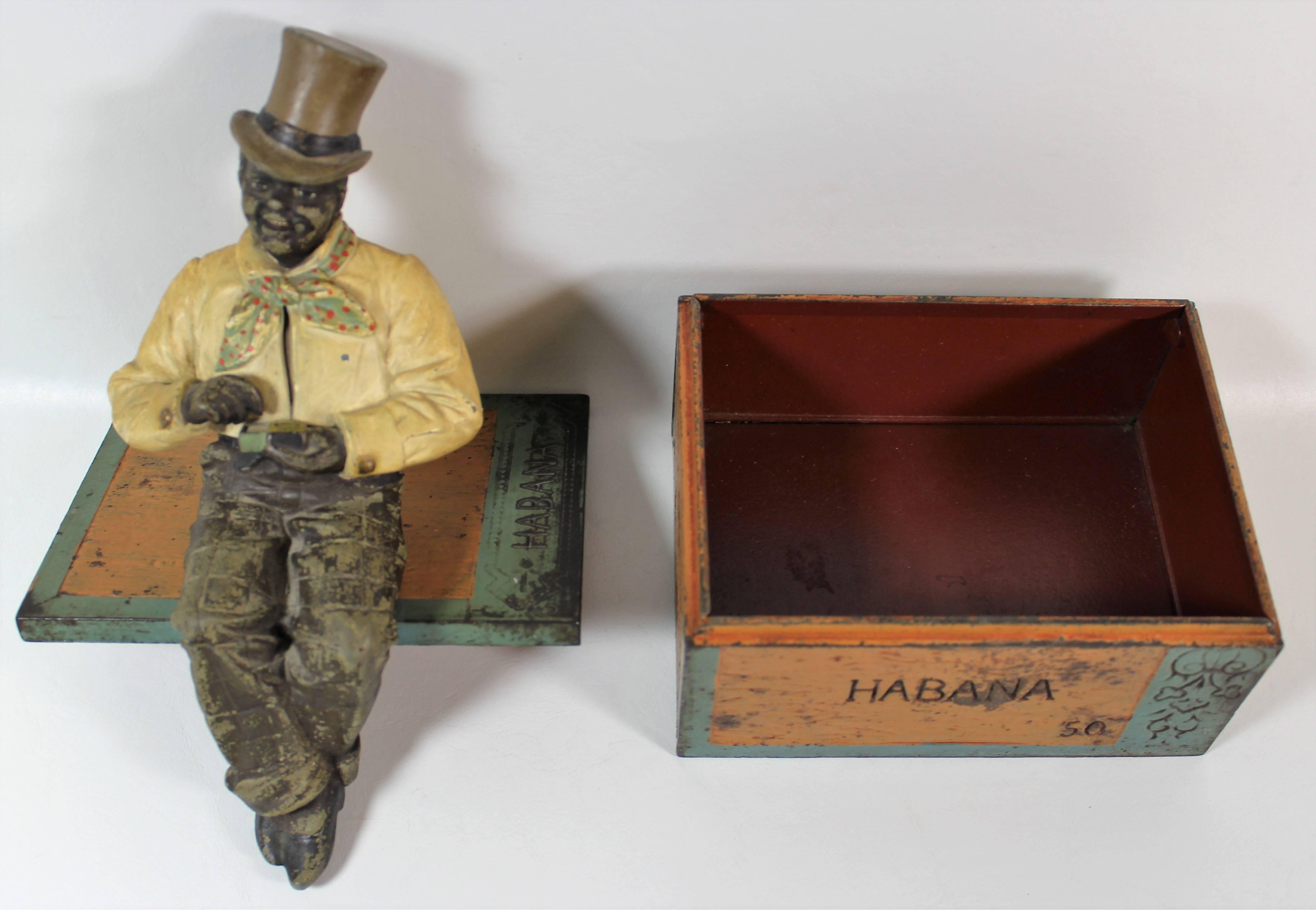 American Black Memorabilia Cigar Box/Humidor