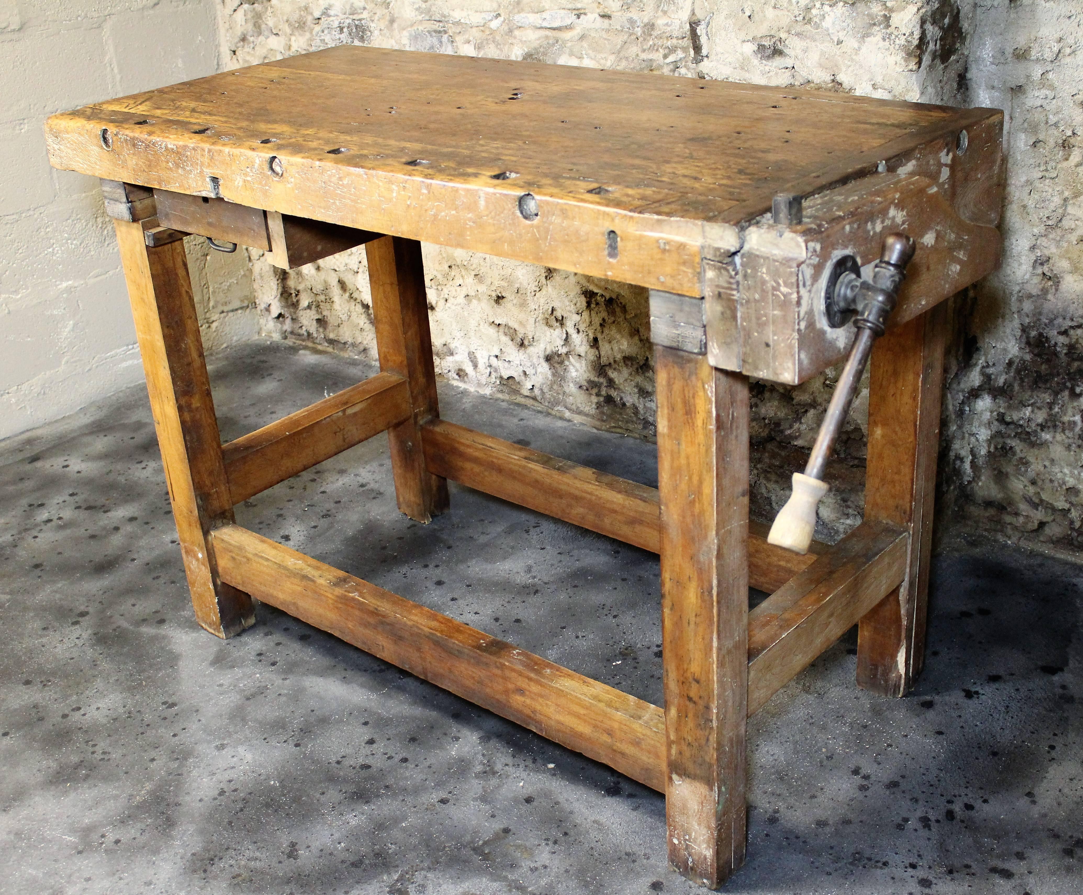 Industrial Woodworking Workbench 1