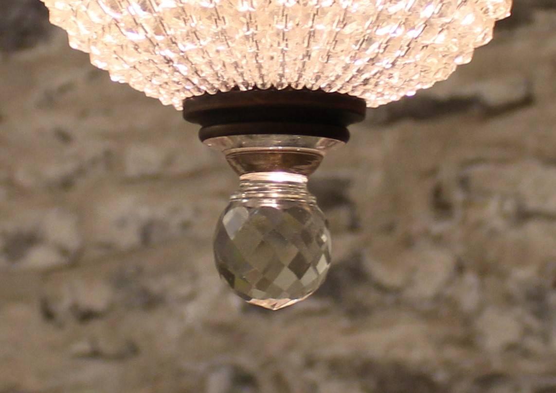 art deco crystal chandelier