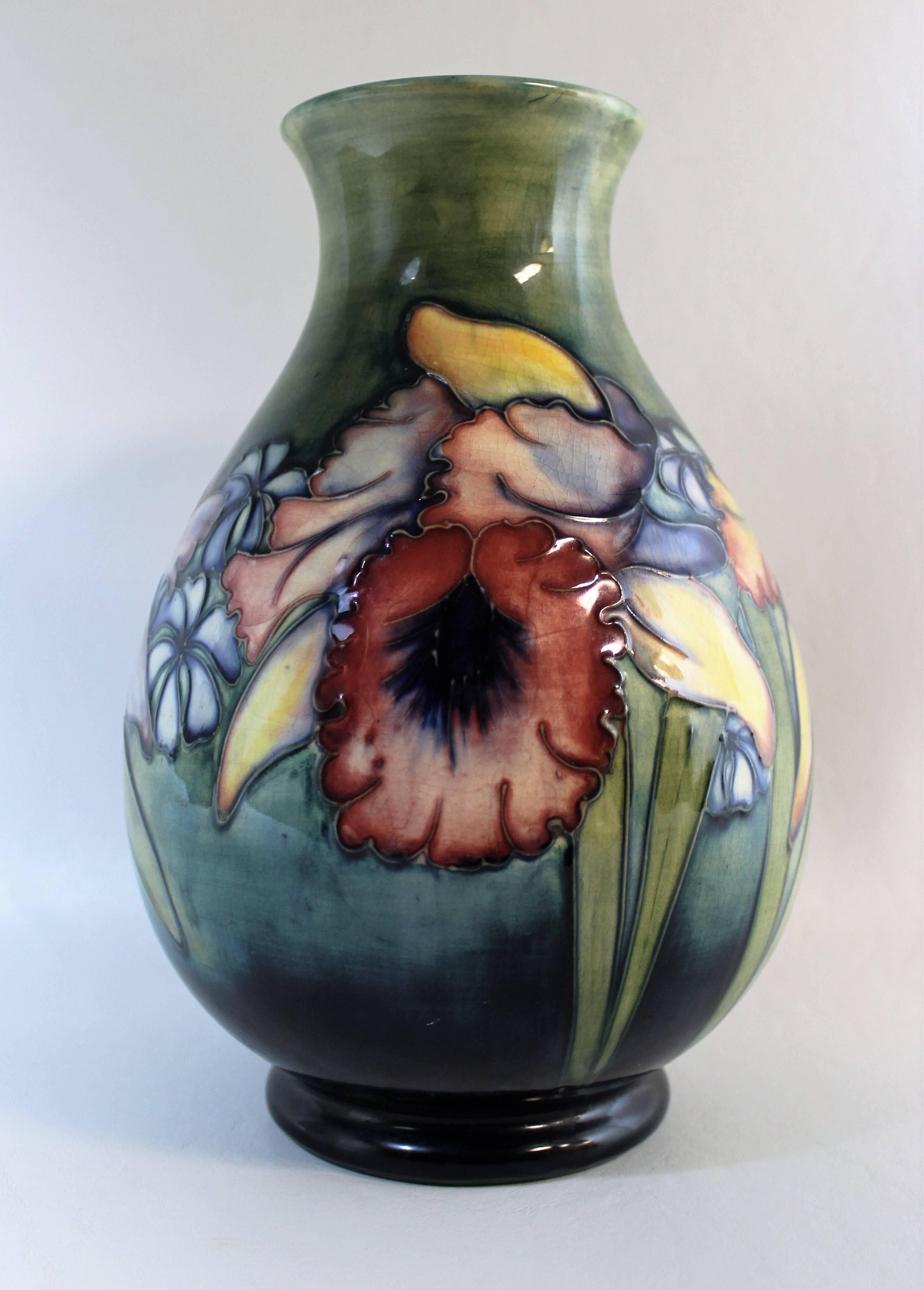 Moorcroft art pottery vase.

Signed 