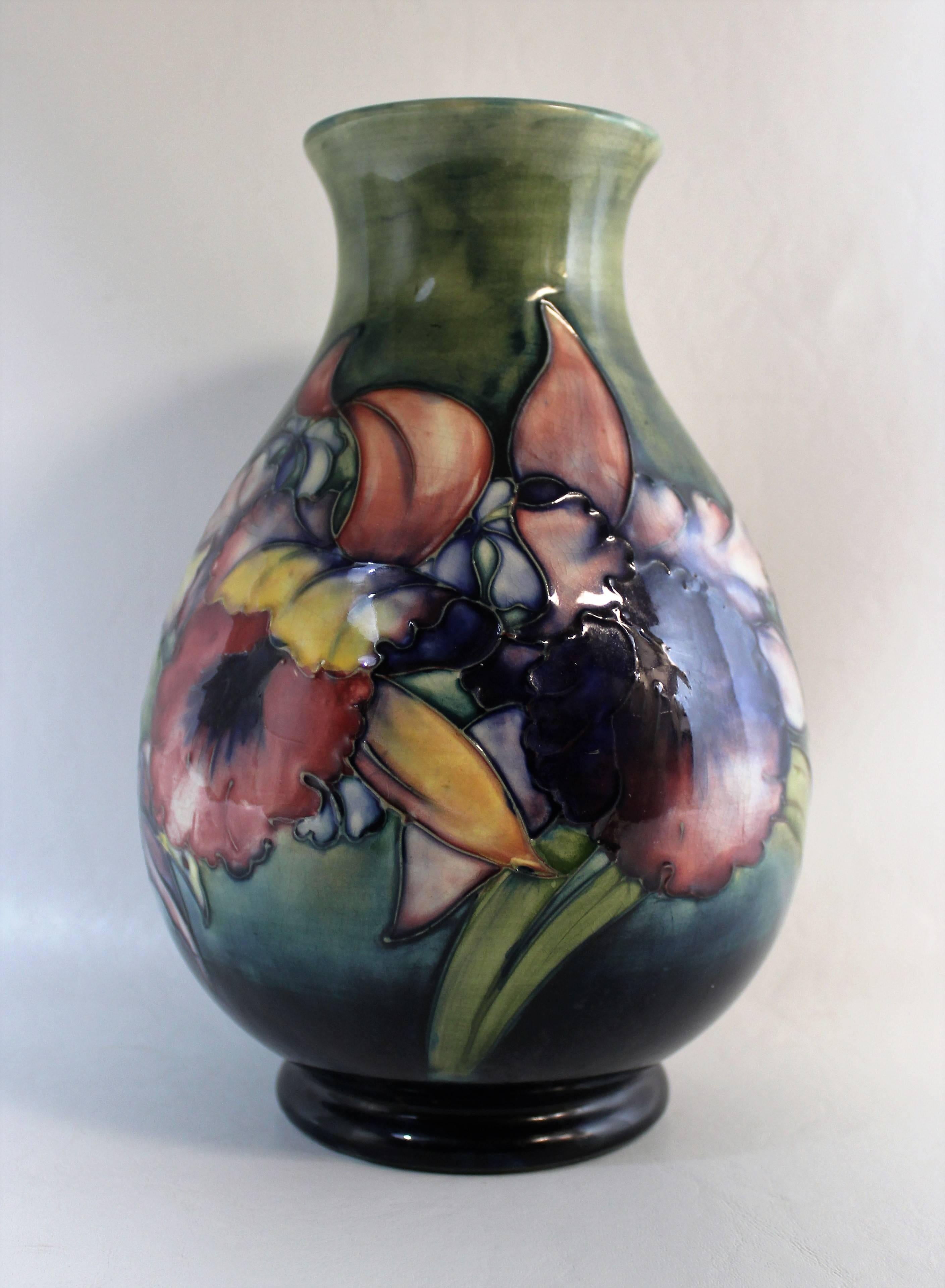 English Moorcroft Art Pottery Vase