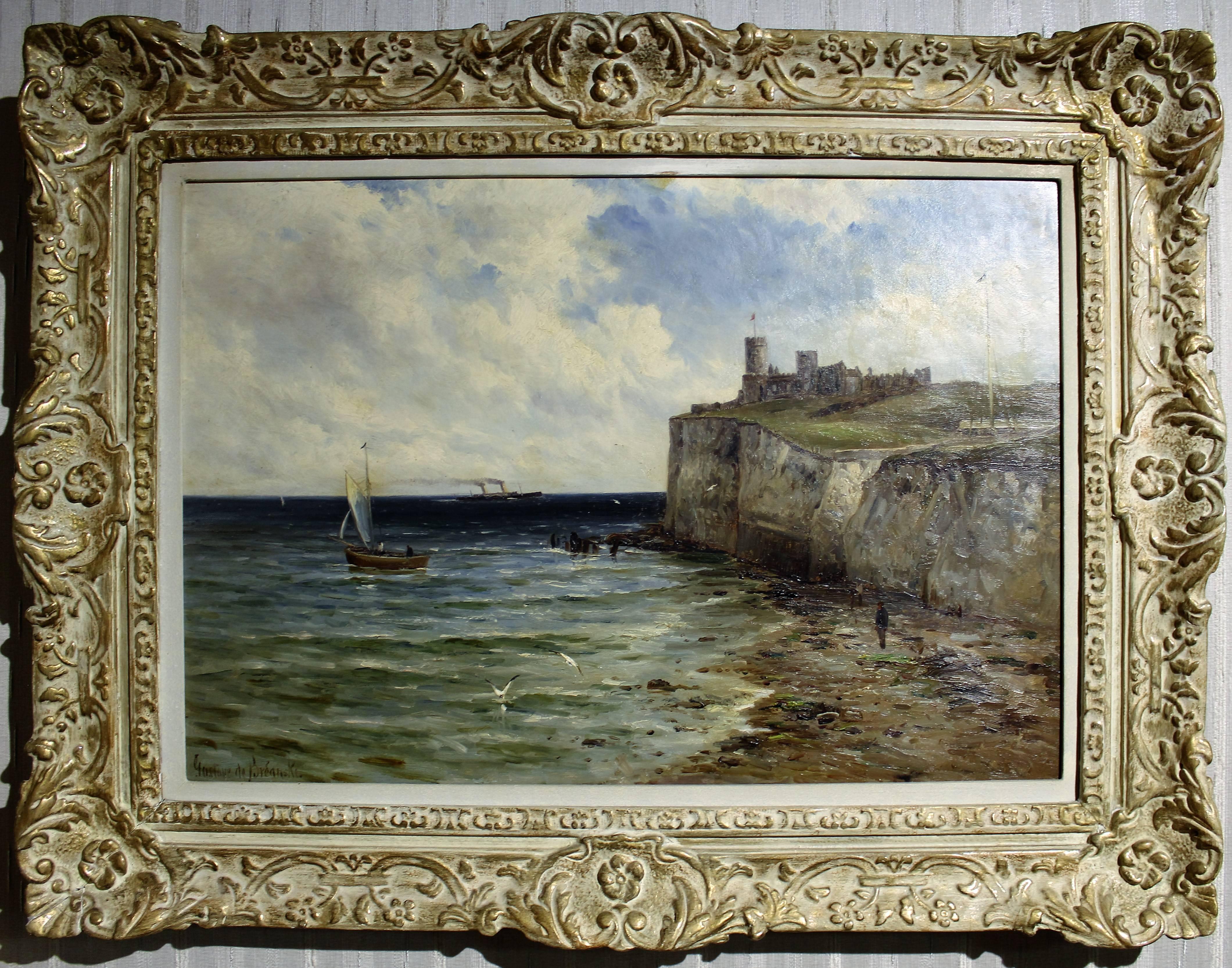 Gustave de Breanski (britannique 1856 - 1898)

Le frère d'Alfred de Breanski (Snr.) et un membre de la célèbre famille de peintres. Son style était plus impressionniste que celui de son frère. Il a peint des paysages, mais a préféré peindre des