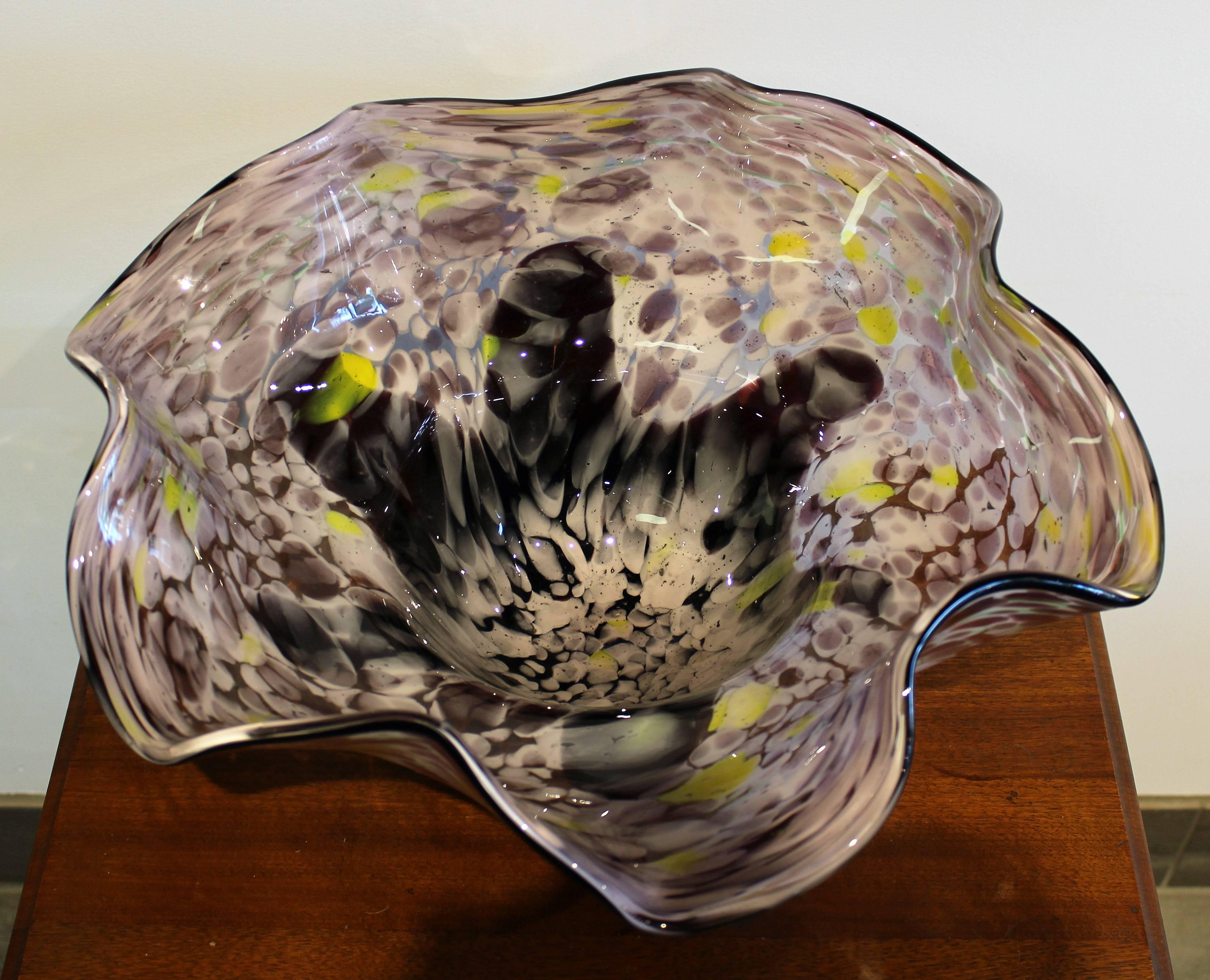 Four Sergio Rossi 'Seaform' Art Glass Vase's for Murano For Sale 1